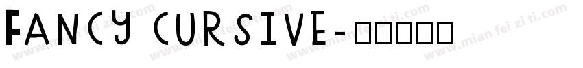 Fancy cursive字体转换